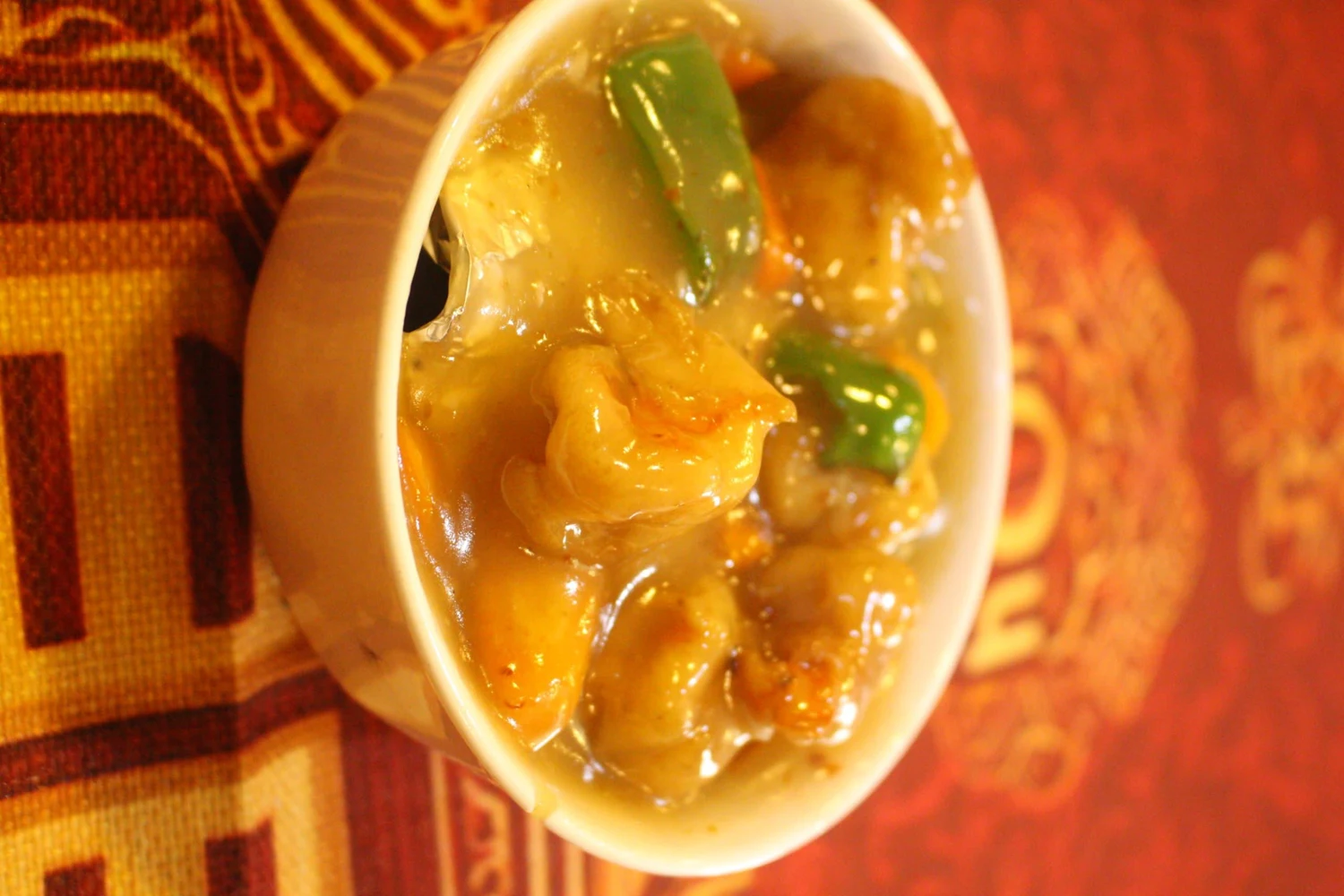Prawns in White Chilli Sauce